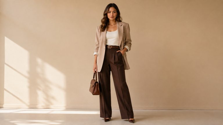 How to style an oversized blazer for petite women