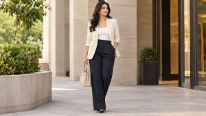 How to dress a pear shape with balanced proportions and personal style